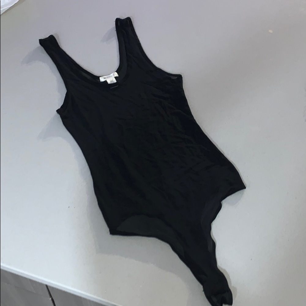 Black Mesh One Piece